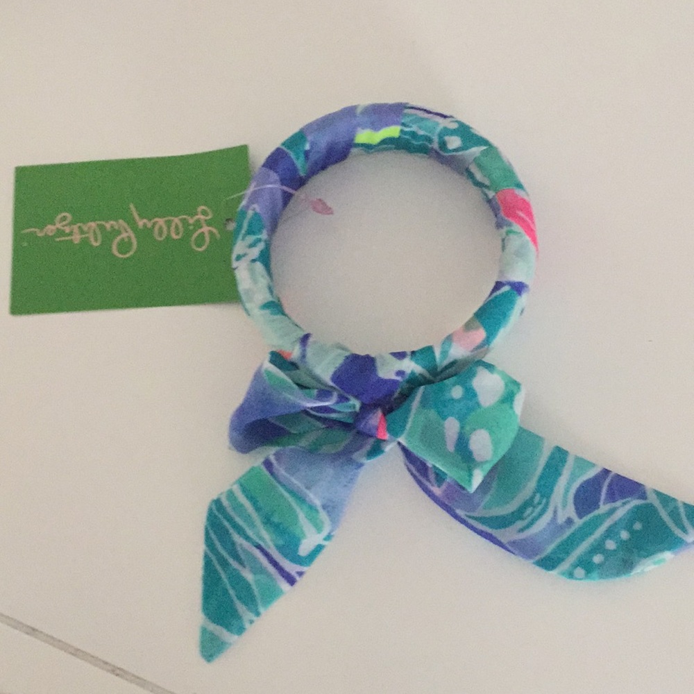 Lilly Pulitzer bracelet fabric bangle bracelet jewelry New with tags